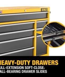 DEWALT 52 Inch Wide 8 Drawer Mobile Workstation