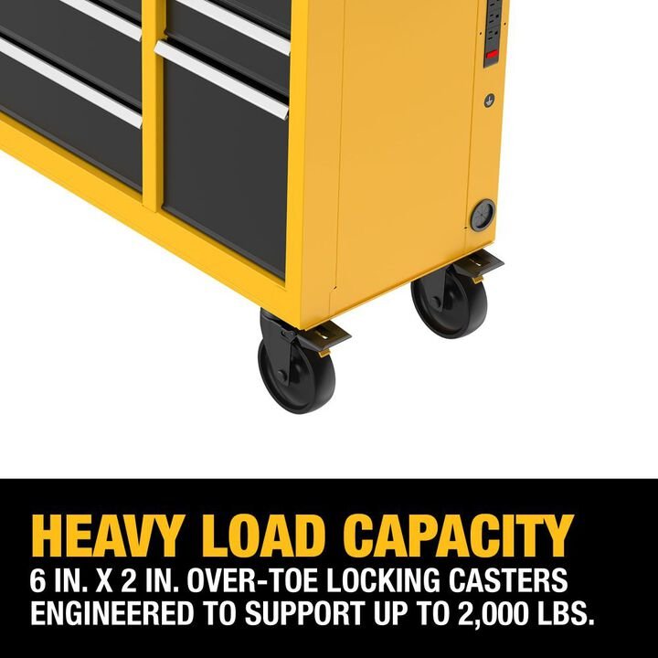 DEWALT 52 Inch Wide 8 Drawer Mobile Workstation