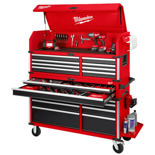 Milwaukee 56 Inch Tool Box – High Capacity Steel Storage Combo - Image 4