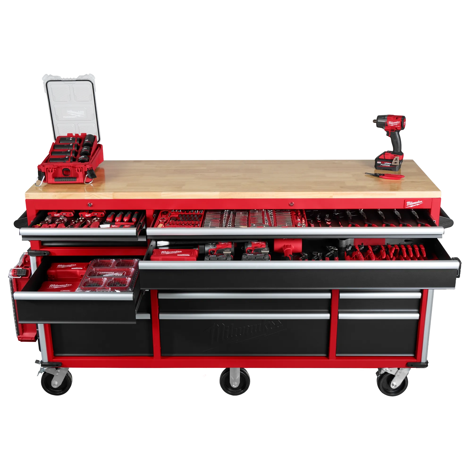 Milwaukee 72 inch mobile workbench