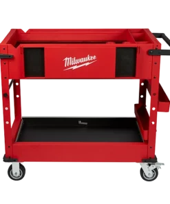 Milwaukee 40 Inch Steel Work Cart for Sale – 2-Drawer Mobile Tool Cart - Image 7