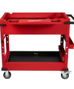 Milwaukee 40 Inch Steel Work Cart for Sale – 2-Drawer Mobile Tool Cart - Image 8
